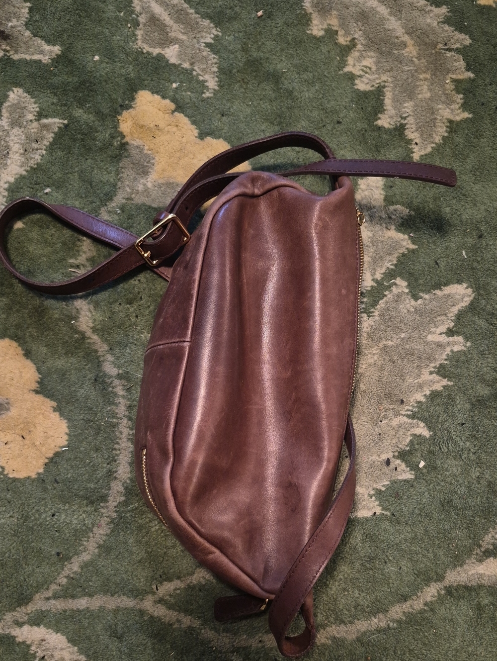 Men's Brown Leather Crossbody Bag - Classic Everyday Carry